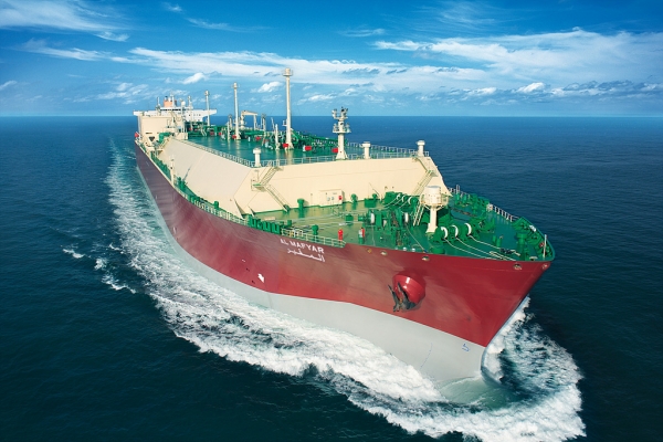 삼성중공업이 카타르로부터 수주해 건조한 세계최대급 LNG선. / 사진=삼성중공업