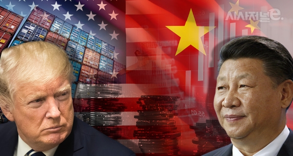 도널드 트럼프 미 대통령(왼쪽)과시진핑 중국 국가 주석. / 그래픽=조현경 디자이너