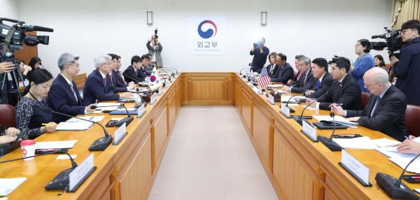 제4차 한미 고위급 경제협의회(SED)가 6일 서울 종로구 외교부 청사에서 열리고 있다. / 사진=연합뉴스
