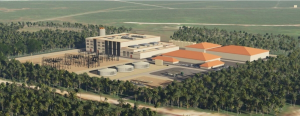 한국전력공사가 괌 전력청과 괌 우쿠두 가스복합발전 프로젝트 계약을 체결했다. 사진은 괌 우쿠두 발전소 예상도. / 사진=한국전력