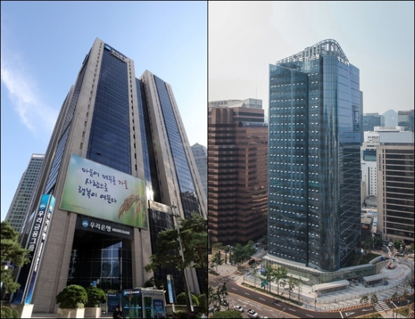 우리은행(사진 왼쪽)과 하나은행/사진=연합뉴스, 하나금융그룹