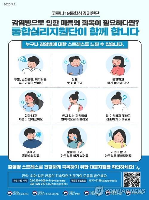 보건복지부 코로나19 통합심리지원단. / 사진=연합뉴스