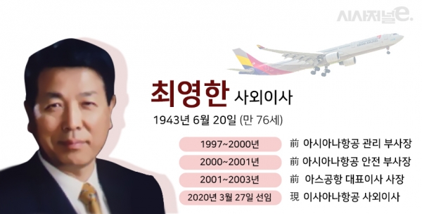 최영한 아시아나항공 사외이사. / 사진=조현경 디자이너