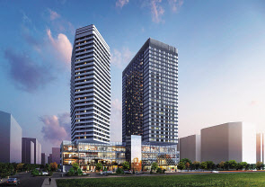 서울 강동구 주양쇼핑 재건축 사업 조감도 / 사진=포스코건설