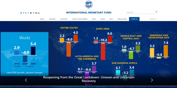 / 사진=국제통화기금(IMF) 인터넷 홈페이지 캡쳐 화면