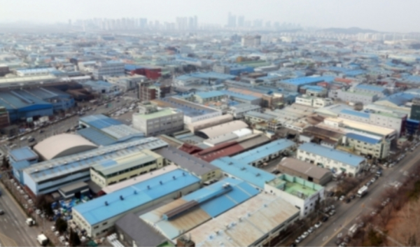 2016년 3월 2일 인천시 남동구의 남동공단 모습. / 사진=연합뉴스