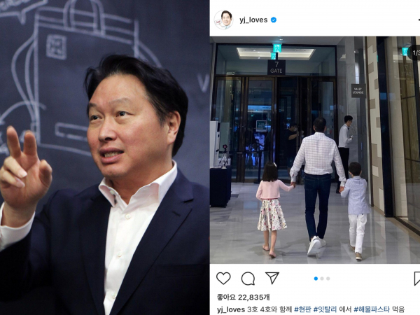 최태원 SK 회장, 정용진 신세계 부회장. /사진=SK, 정용진 부회장 인스타그램