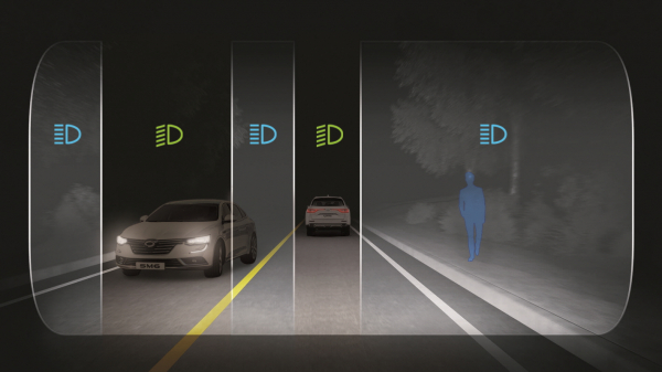 매트릭스 헤드램프. / 사진=르노삼성자동차