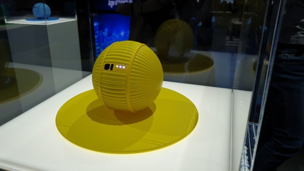 삼성전자 CES2020 전시장에 전시된 '볼리'의 모습. / 사진=윤시지 기자