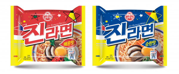 오뚜기 진라면 리뉴얼 패키지. /사진=오뚜기