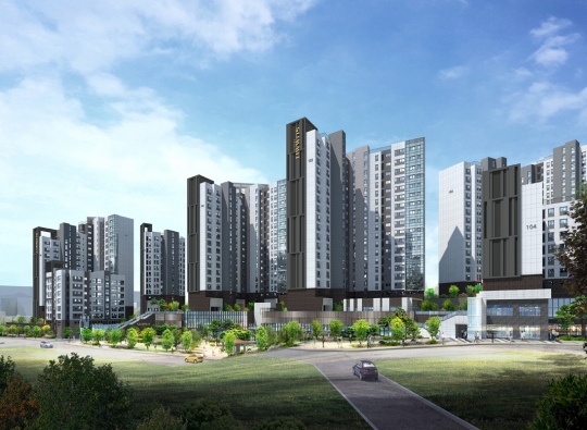 서울 강남구 대치동 구마을을 재건축해 짓는 대치푸르지오써밋 투시도 / 사진=대우건설