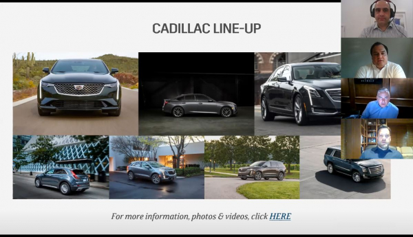 GM은 지난 3일 한국 미디어를 대상으로 온라인을 통해 캐딜락 글로벌 미디어 로드쇼를 진행했다. / 사진=캐딜락 글로벌 미디어 로드쇼 화면 갈무리