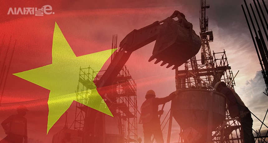 6일 업계 등에 따르면 베트남이 국내 건설사의 새로운 먹거리 시장으로 떠올랐다. 올 한 해 베트남에서만 4억9000만 달러의 수주고를 올렸다. 이는 지난해 대비 40% 이상 오른 것이다. / 그래픽=이다인 디자이너