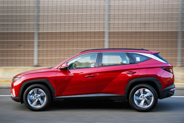 신형 투싼 하이브리드 측면. / 사진=현대차