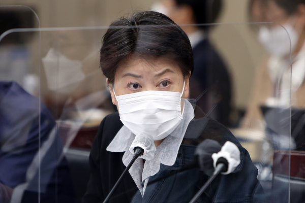 윤희숙 국민의힘 의원이 국회에서 질의하는 모습 / 사진=연합뉴스