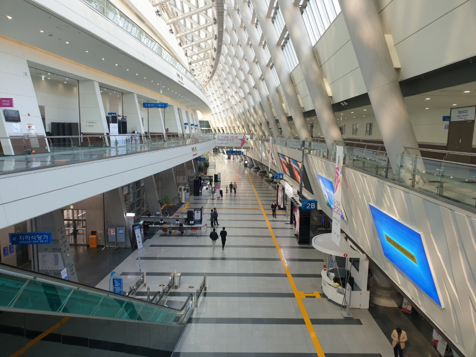 벡스코 내부 모습. / 사진=원태영 기자