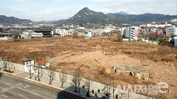 서울 종로구 송현동 소재 대한항공 소유 부지. /사진=시사저널e DB