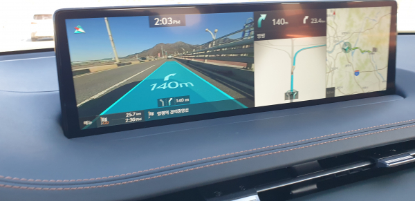 AR 내비게이션. / 사진=박성수 기자
