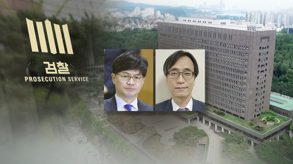 한동훈 검사장(왼쪽)과 정진웅 차장검사. / 사진=연합뉴스