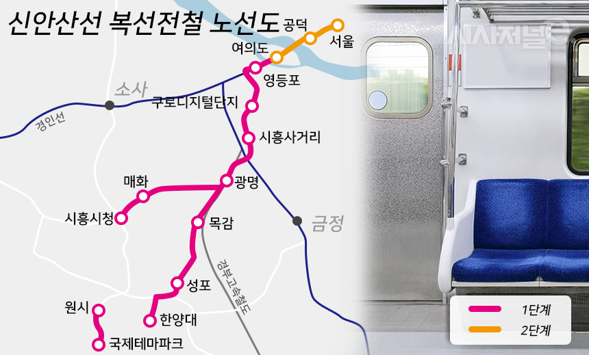신안산선 주요 노선도 / 그래픽=조현경 디자이너