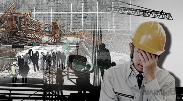 내년 1월 중대재해처벌법(중대재해법) 시행을 앞두고 두고 건설업계가 술렁이고 있다. 중대재해법에는 현장에서 사망자가 나오게 되면 CEO에게 1년 이상 징역이나 10억 원 이하 벌금으로 처벌하는 것을 골자로 한다. / 그래픽=시사저널e DB&nbsp;<br>