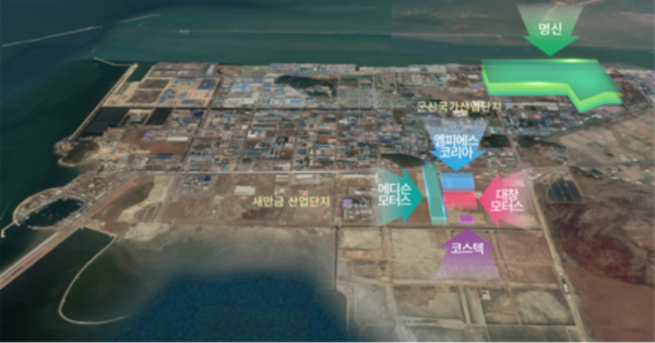 전북 군산산단 및 새만금산단 조감도 / 이미지=산업부