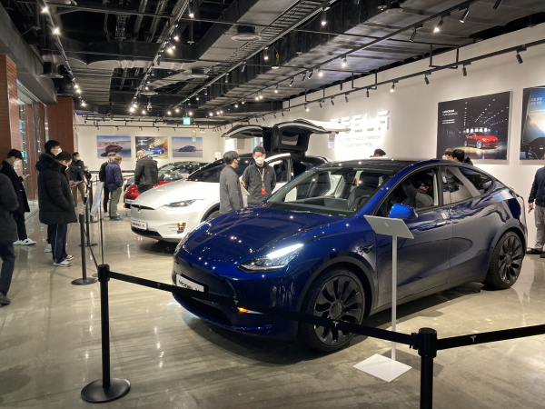 테슬라는 지난해 가장 많은 전기동력차를 전세계에 판매한 것으로 조사됐다. /사진=이창원 기자