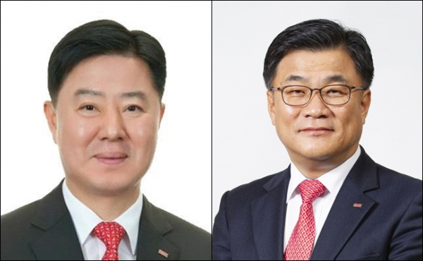 안감찬 신임 부산은행장(사진 왼쪽)과 최홍영 신임 경남은행장/사진=각 사
