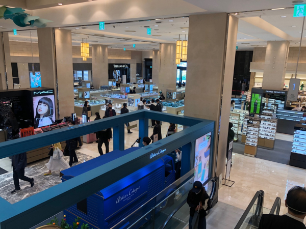 6일 오전 신세계백화점 본점 1층. / 사진=한다원 기자