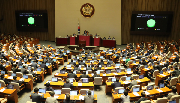 국회 본회의장 모습. / 사진=연합뉴스