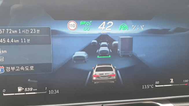 계기판 모습. /사진=박성수 기자