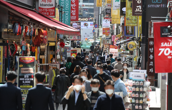 서울 중구 명동거리 모습 / 사진=연합뉴스