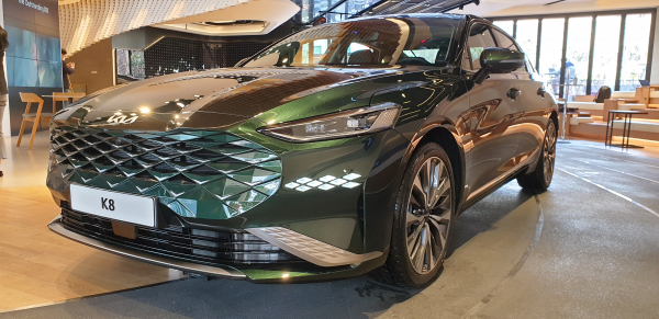 기아는 8일 서울 기아 비트360에서 K8 공개행사를 열고 본격 판매에 돌입했다. / 사진=박성수 기자