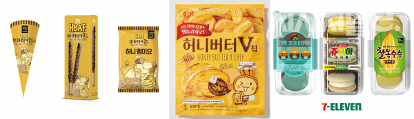 GS25, 세븐일레븐, 롯데마트가 MZ세대를 겨냥해 이색 협업 제품을 선보였다. / 사진=각 사