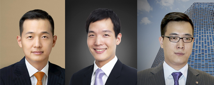 (왼쪽부터)김동관 한화솔루션 사장, 김동원 한화생명 부사장, 김동선 한화에너지 상무보. / 사진=시사저널e