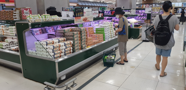 20일 오전 서울 송파구의 한 대형마트 매장. / 사진=최성근 기자