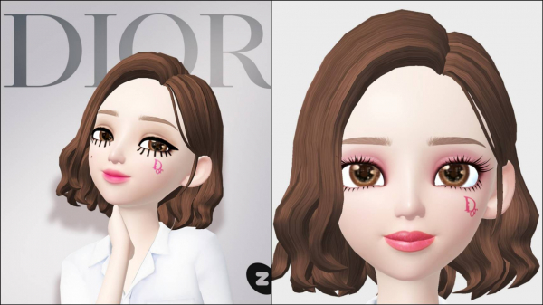  제페토는 LVMH그룹과 협업해 디올 메이크업 콜렉션을 출시했다. /사진=네이버