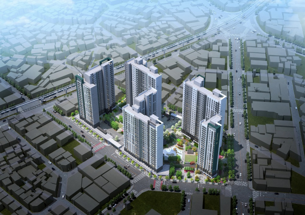 북구청역 푸르지오 에듀포레 조감도/사진=대우건설