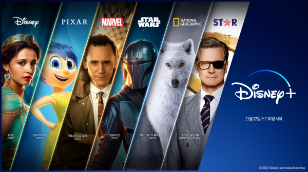 14일 월트디즈니컴퍼니 관계자들이 코리아 미디어데이에 참석해 질문에 답하고 있다. 사진은 왼쪽부터 오상호 월드디즈니컴퍼니코리아 대표, 순 / 사진 = 월트디즈니컴퍼니코리아