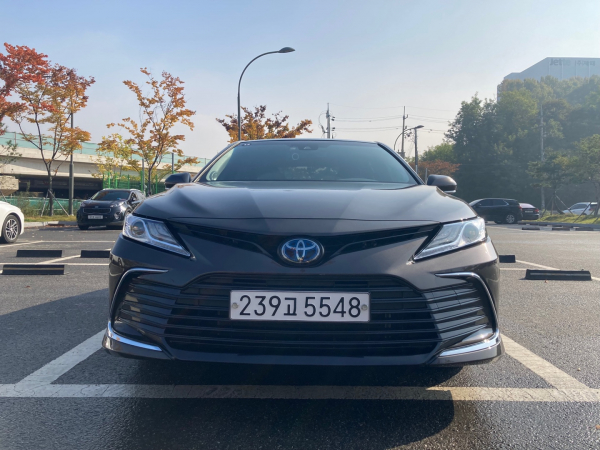 캠리 하이브리드의 전면부 / 사진=유주엽 기자