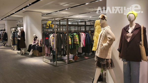 1일 오전 갤러리아백화점 압구정점 매장. / 사진=한다원 기자