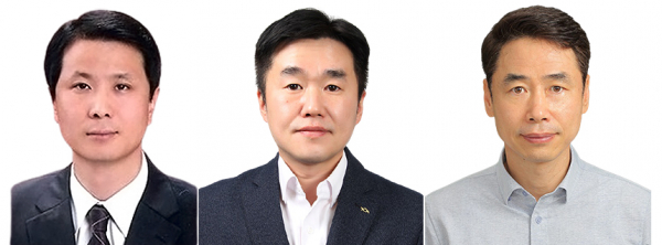 좌부터 구준모, 장동훈, 이상일 상무. / 사진=광동제약