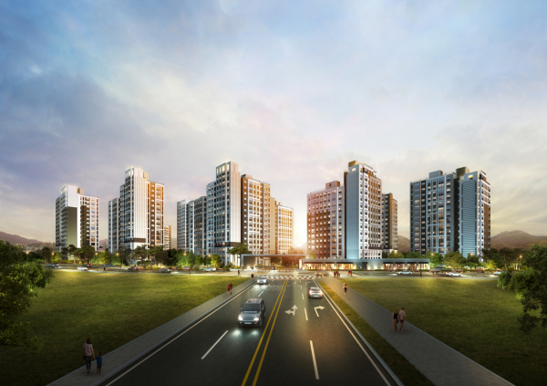 e편한세상 검단 어벤센트로 투시도/사진=DL이앤씨