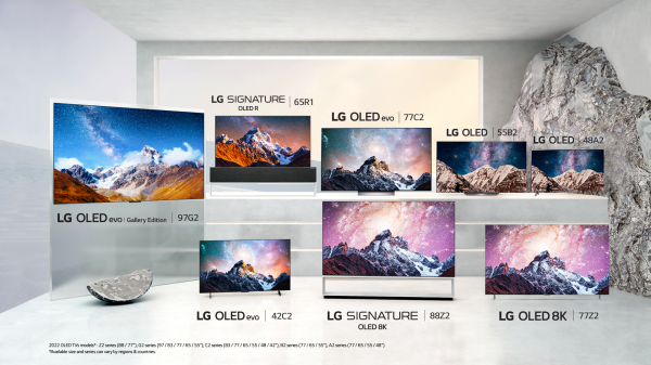 LG전자 2022년형 OLED TV 라인업. /사진=LG전자