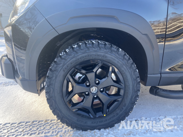 뉴 렉스턴 스포츠 휠 / 사진= 유주엽 기자