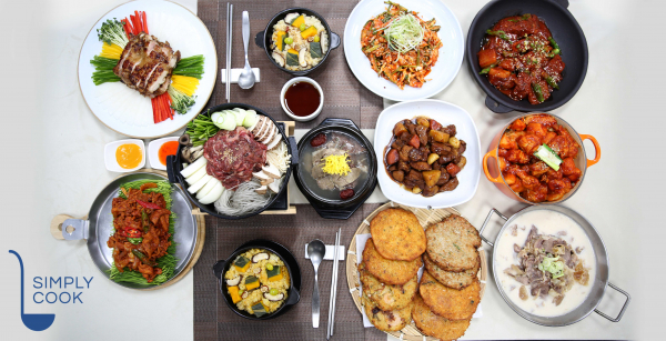 GS리테일의 심플리쿡의 한식 메뉴로 구성한 명절 상차림 연출. / 사진=GS리테일