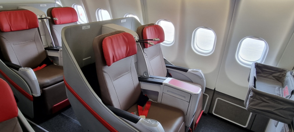 비즈니스석. / 사진=박성수 기자