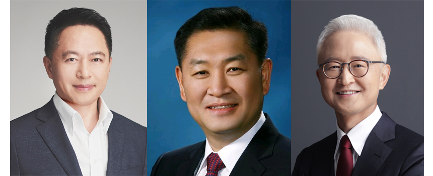 최윤호 삼성SDI 사장, 한종희 삼성전자 부회장, 경계현 삼성전자 사장. / 사진=각 사