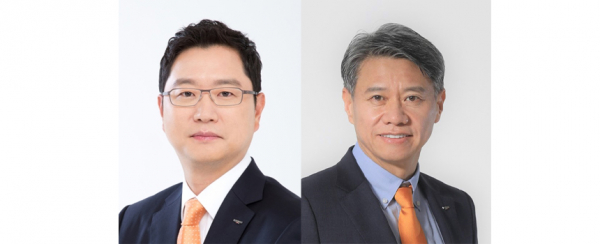 일동제약 윤웅섭 대표이사 부회장(왼쪽)과 최성구 사장. / 사진=일동제약