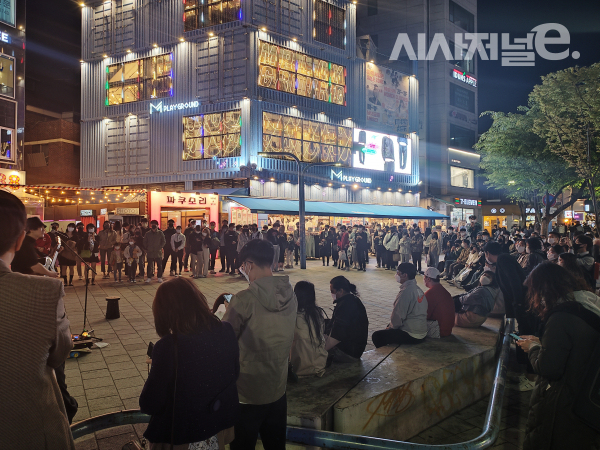 샤오미 레드미노트11프로 야간 모드 촬영 사진 / 사진 = 김용수 기자